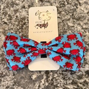 Blue Crab Dog Bow Tie